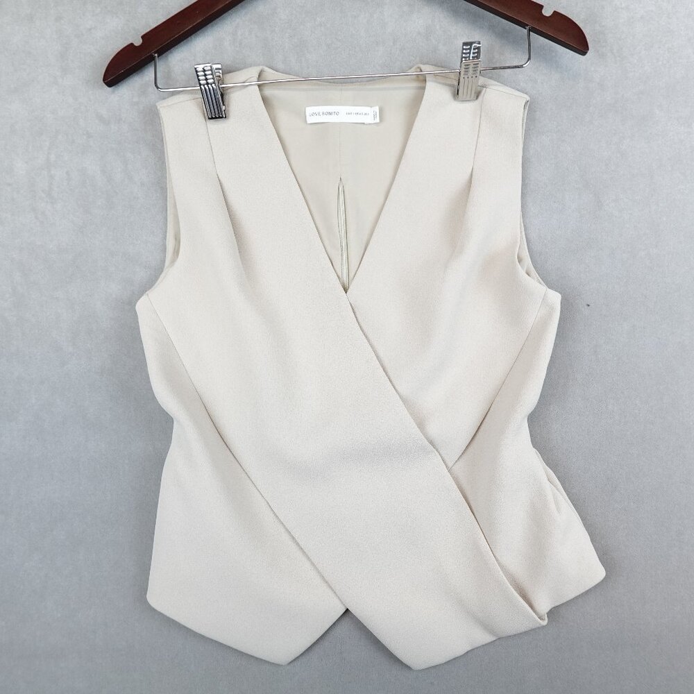 Love Bonito Mae Tailored Cross Over Top